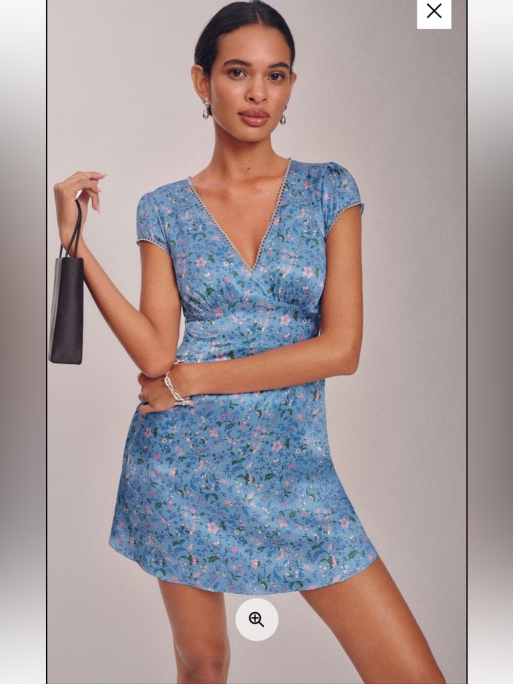 REFORMATION Amellia silk dress